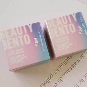 Brand New Kaja Beauty Bento Bouncy Eyeshadow Trios